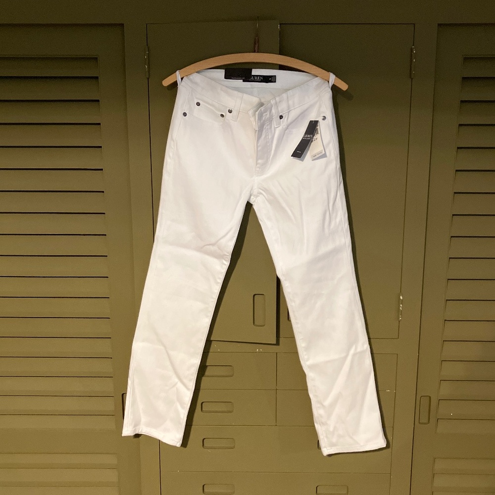 Ralph Lauren white jeans